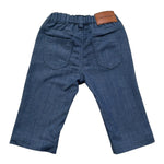 Trussardi Jeans Tinta Unita con Elastico In Vita per Neonato TIP26076JE BLU TRUSSARDI 