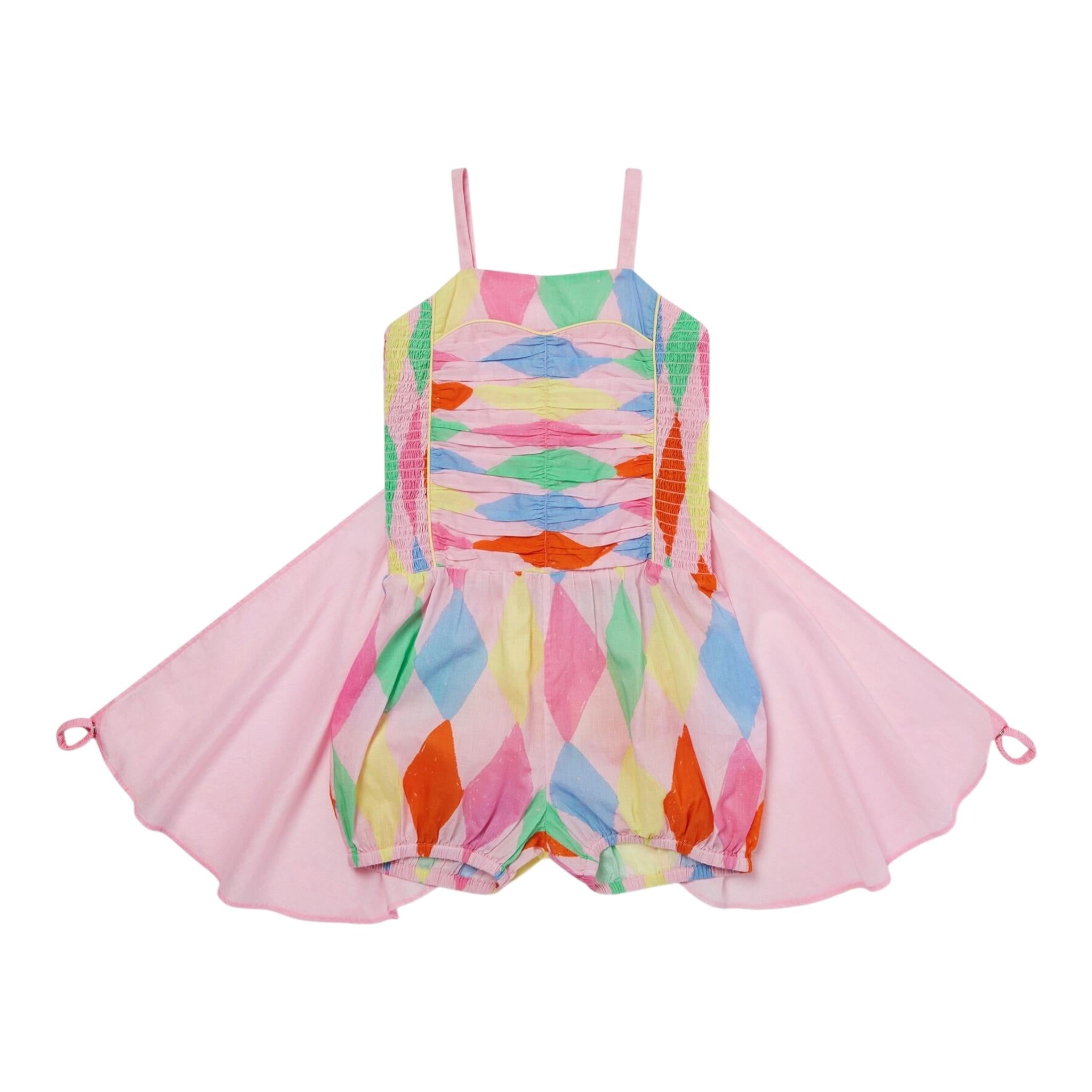 Stella Mccartney Tuta Intera Bretelline Tinta Unita per Bambina TW1A82 ROSA STELLA McCARTNEY 