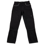JOHN RICHMOND pantalone tinta unita con girovita regolabile Nero per Bambino RBA25082JE NERO JOHN RICHMOND 
