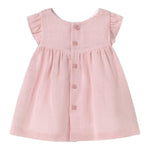 Mayoral Abito Giromanica Tinta Unita con Stampa per Neonata 1846 ROSA MAYORAL 