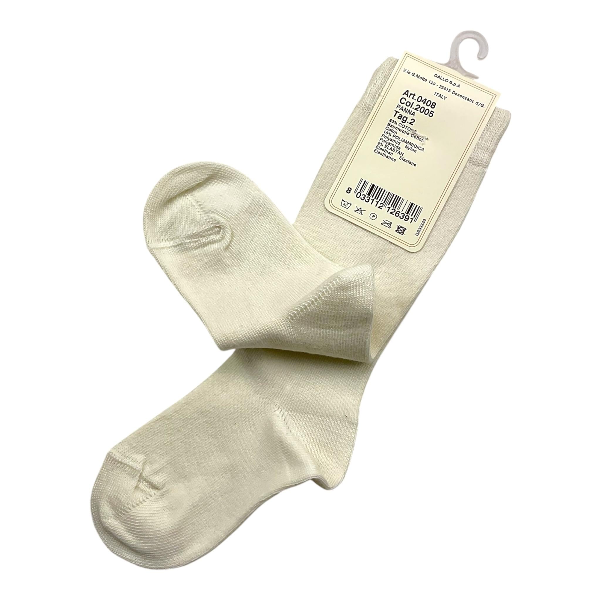 GALLO calzini tinta unita  Panna per Neonato 0408 PANNA GALLO 