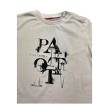 Cesare Paciotti T-Shirt Girocollo Tinta Unita con Stampa per Neonato TSP5167BNX BIANCO CESARE PACIOTTI 