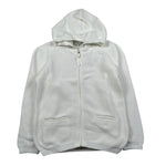 Le Coconne Felpa In Filo con Zip E Cappuccio Tinta Unita per Bambino LCN1112 BIANCO LE COCONNE 