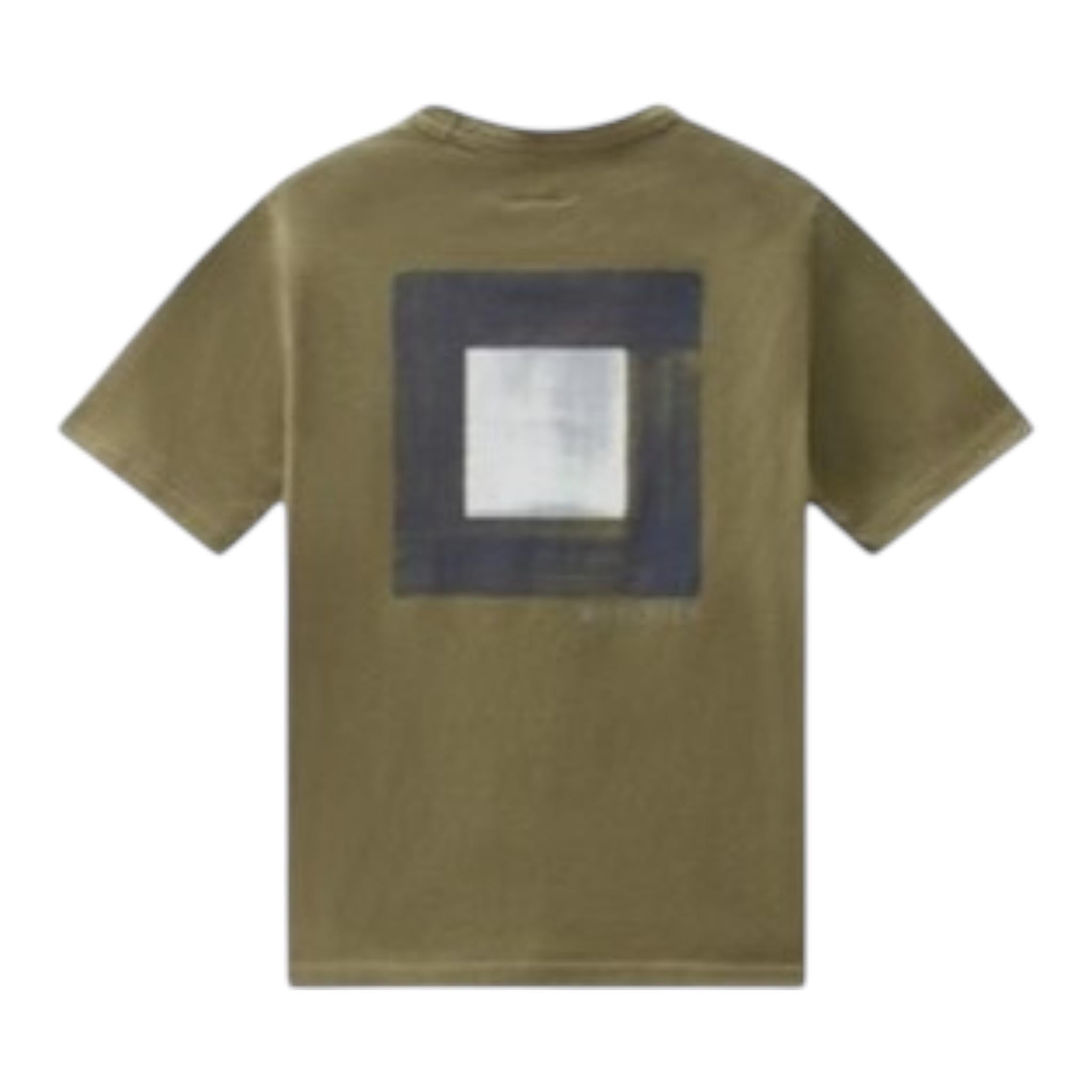 Woolrich T-Shirt Girocollo Tinta Unita con Stampa per Bambino CFWKTE0130 VERDE WOOLRICH 