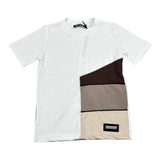 Duepuntozero T-Shirt Tinta Unita con Stampa per Bambino TSB3C BIANCO DUEPUNTOZERO 