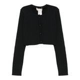 Twinset Cardigan Tinta Unita per Bambina 251GJ3405X NERO TWINSET 