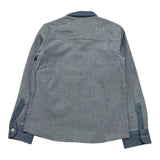 TRUSSARDI camicia tinta unita manica lunga Azzurro per Bambino TBA25132CA AZZURRO TRUSSARDI 