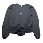 LIU JO camicia tinta unita velata Nero per Bambina GF2104 NERO LIU JO 