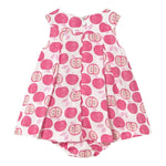 Mayoral Abito Giromanica Tinta Unita con Stampa In Contrasto E Culotte per Neonata 1865 BIANCO MAYORAL 