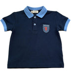 Trussardi Polo Mezza Manica Tinta Unita con Logo per Neonato TIP26036PO BLU TRUSSARDI 