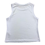 PATRIZIA PEPE canotta girocollo tinta unita con brillantini Bianco per Bambina 7M0813 BIANCO PATRIZIA PEPE 