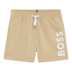 Boss Costume Tinta Unita con Logo per Neonato J52069 BEIGE BOSS 