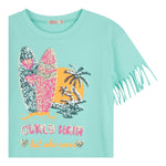 Billieblush Abito Tinta Unita con Paillettes per Neonata U20980N VERDE ACQUA BillIEBLUSH 