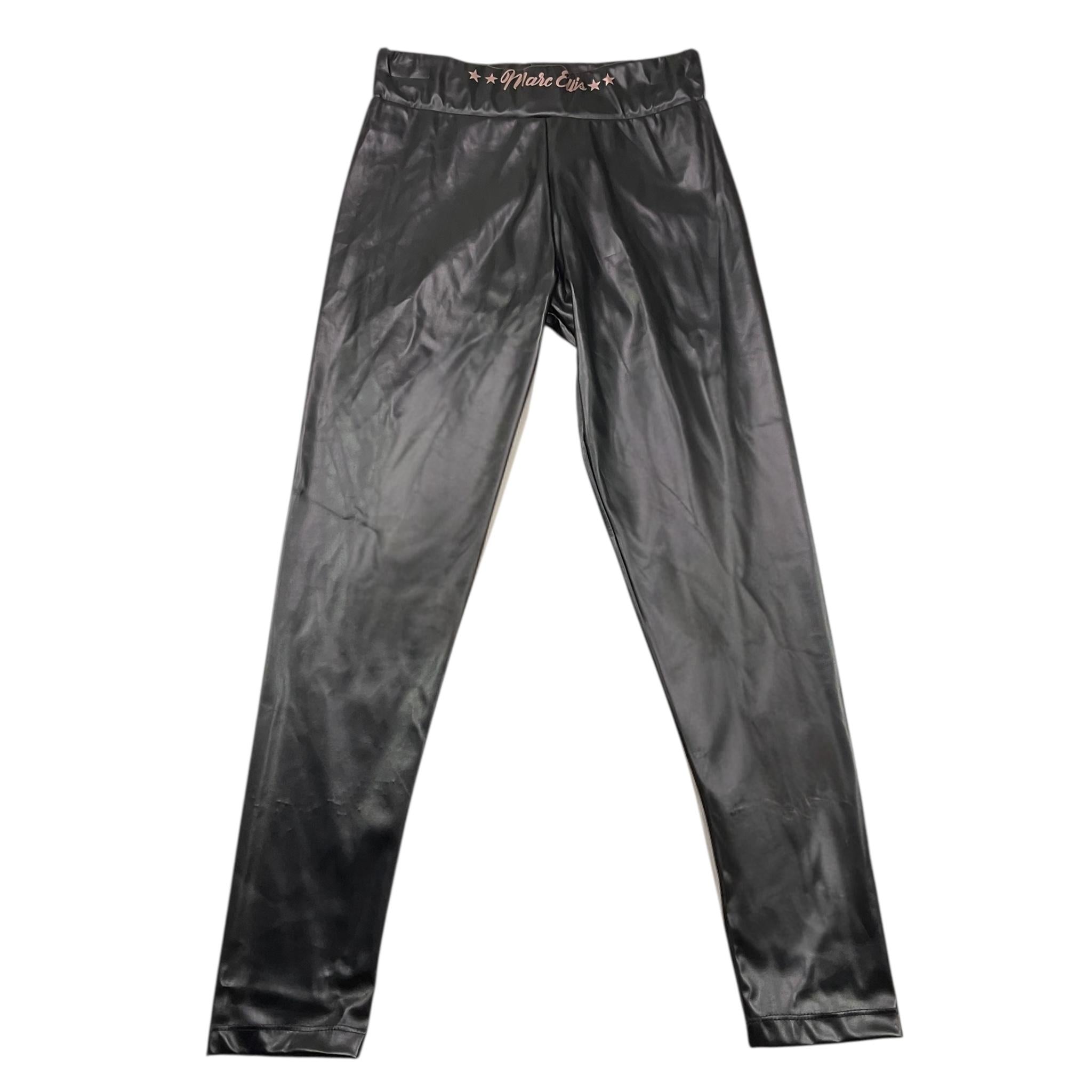 MARC ELLIS leggins in ecopelle tinta unita con elastico in vita  Nero per Bambina JMJPT00284X NERO MARC ELLIS 