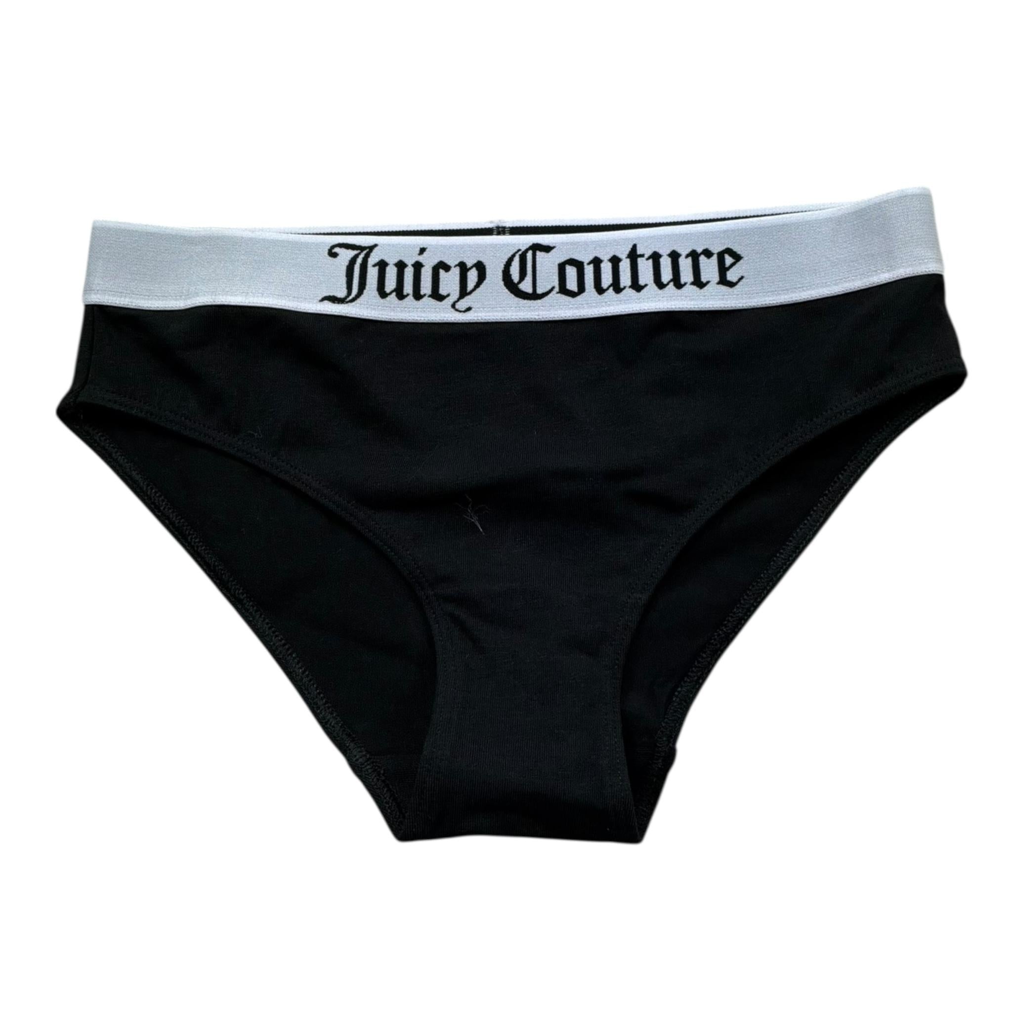 Juicy Couture Slip Tinta Unita con Stampa per Bambina JBX5823 NERO JUICY COUTURE 