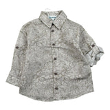 Lalalu' Camicia Manica Lunga Tinta Unita con Stampa per Neonato CML130PBX BEIGE LALALU' 