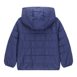 Guess Giubbino Tinta Unita con Cappuccio per Neonato H4BT03WCFM0 BLU GUESS 