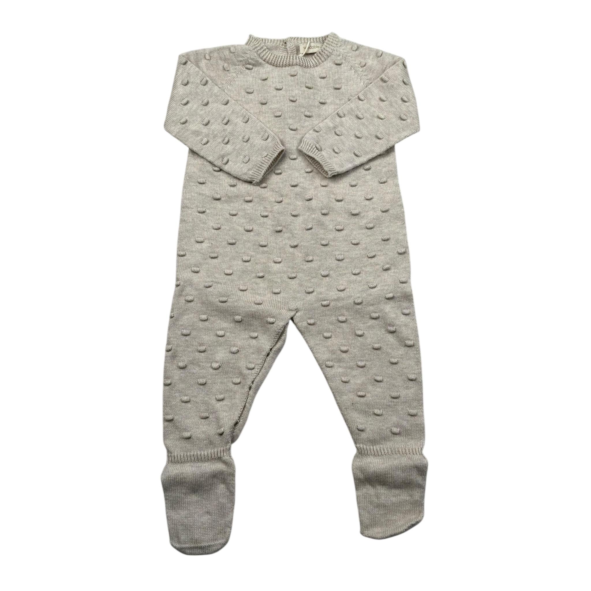 Wedoble Tutina Manica Lunga Tinta Unita per Neonato V2406346A BEIGE WEDOBLE 