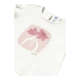 Mayoral T-Shirt Girocollo Tinta Unita con Stampa per Neonata 10422 BIANCO MAYORAL 