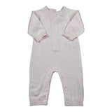 Lalalu' Pagliaccetto Tinta Unita Traforata per Neonata TML21P ROSA LALALU' 