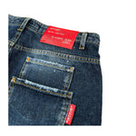 Patriot Bermuda In Denim Tinta Unita con Strappi per Bambino PCK42 BLU PATRIOT 