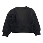 PICCOLA LUDO felpa modello crop tinta unita Nero per Bambina BS9WB044 NERO PICCOLA LUDO 