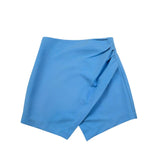 Y-Clu Gonna Tinta Unita con Elastico In Vita per Bambina Y19046 AZZURRO Y-CLU 