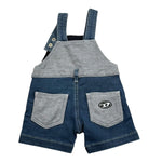 Diesel Salopette In Denim Tinta Unita per Bambino K00480J BLU DIESEL 