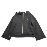 Herno Giubbino Tinta Unita con Zip per Bambina GI000082G NERO HERNO 