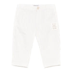 Moschino Pantalone Fantasia A Righe per Bambino MUP05 BIANCO/BEIGE MOSCHINO 