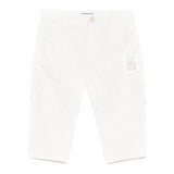 Moschino Pantalone Fantasia A Righe per Bambino MUP05 BIANCO/BEIGE MOSCHINO 