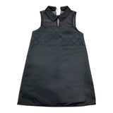 Elisabetta Franchi Abito Giromanica Tinta Unita con Brillantini per Bambina EFAB618 NERO ELISABETTA FRANCHI 