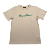 Refrigiwear T-Shirt Girocollo Tinta Unita con Logo per Bambino 136TRMJ25 BEIGE REFRIGIWEAR 