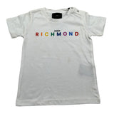 John Richmond T-Shirt Girocollo tinta unita con Stampa Bianco per Neonato RIP21046TS BIANCO JOHN RICHMOND 