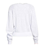 Iceberg Felpa Tinta Unita con Zip Traforata per Bambina SHICE5159J BIANCO ICEBERG 