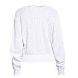 Iceberg Felpa Tinta Unita con Zip Traforata per Bambina SHICE5159J BIANCO ICEBERG 