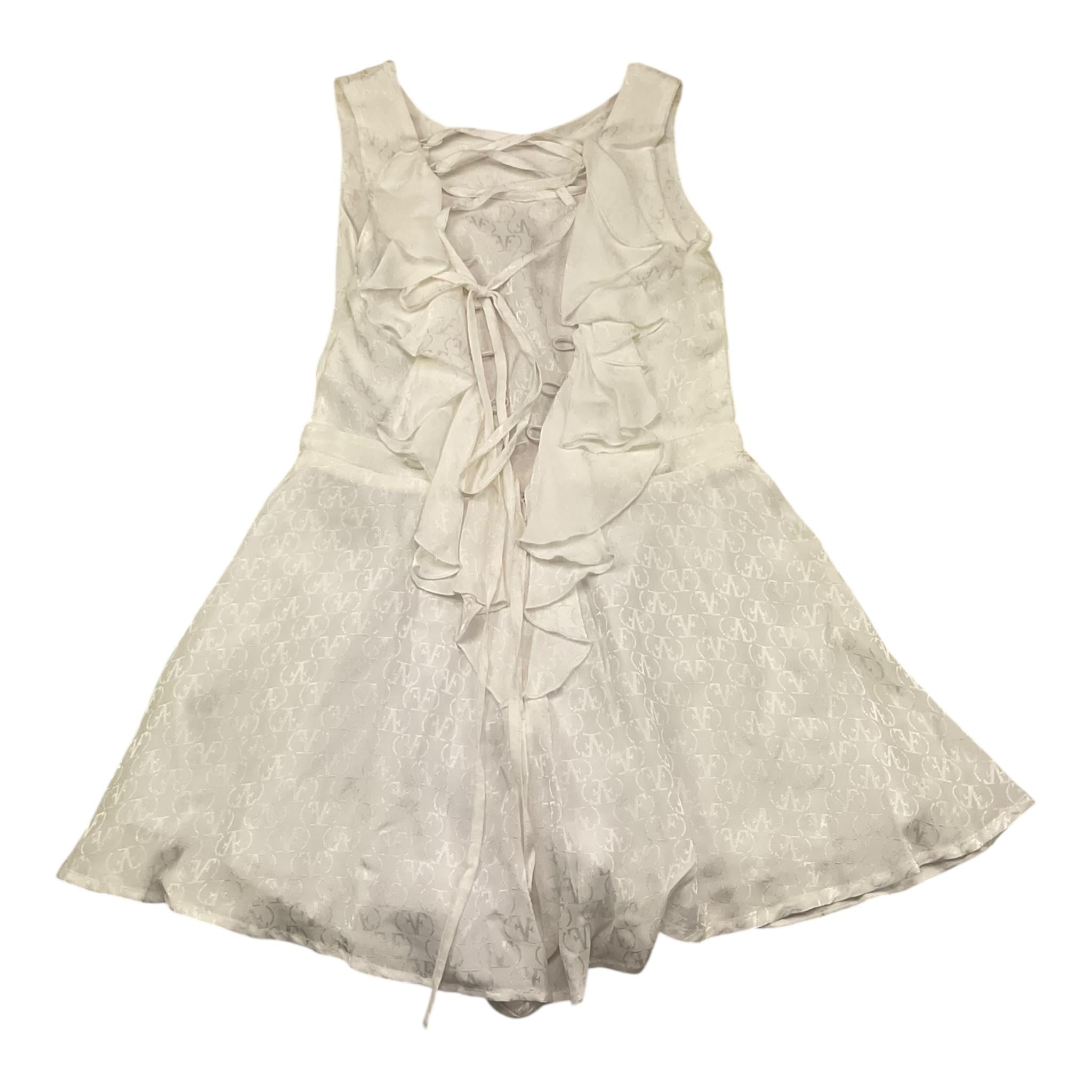 Fun & Fun Tuta Intera Corta Tinta Unita per Bambina FNCJJP01088 BIANCO FUN & FUN 