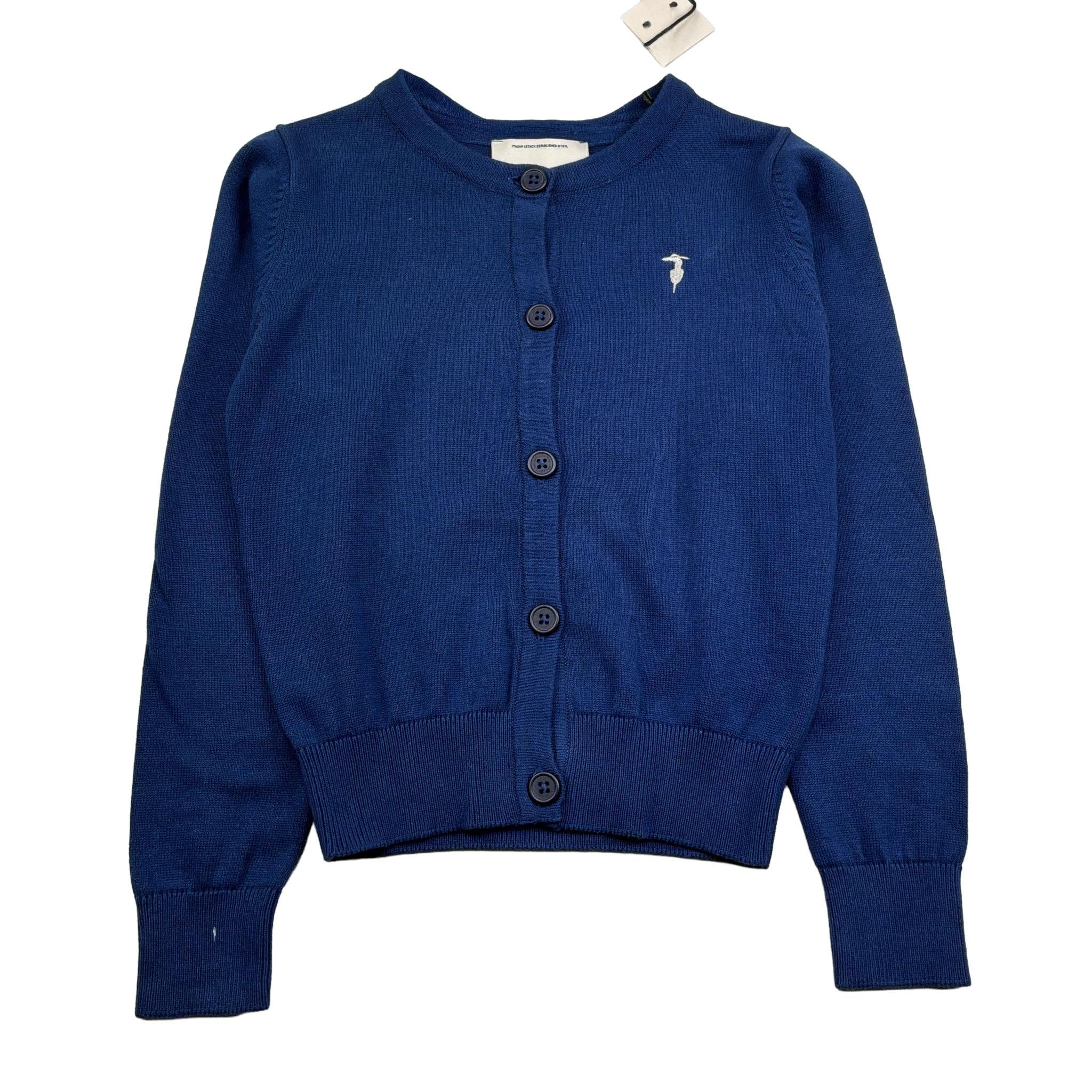 Trussardi Cardigan Tinta Unita con Logo per Bambino TGP26068CD BLU TRUSSARDI 