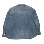 REPLAY camicia in denim tinta unita manica lunga Azzurro per Bambina SG1078 AZZURRO REPLAY 