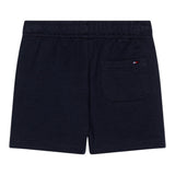 Tommy Hilfiger Bermuda Felpa Tinta Unita per Neonato KN0KN02026 BLU TOMMY HILFIGER 