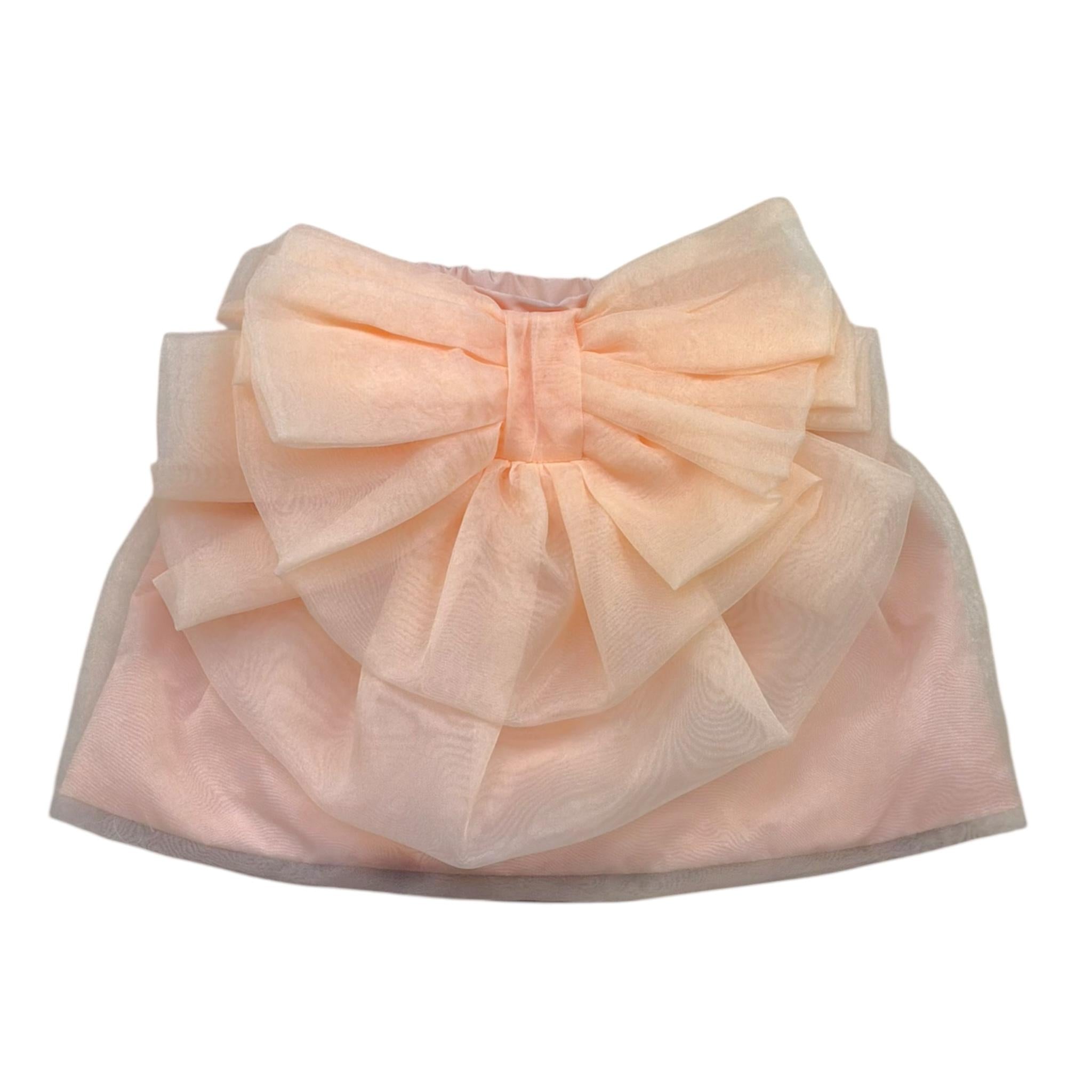 Miss Grant Completo 2 Pezzi Top-Gonna con Tulle per Bambina MG12322 BIANCO MISS GRANT 