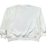 Just Cavalli Felpa Chiusa Girocollo Tinta Unita con Logo per Bambino JGP26002FE BIANCO JUST CAVALLI 