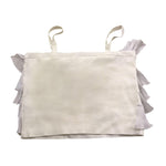 Met Top Tinta Unita con Rouches per Bambina ME291 BIANCO MET 