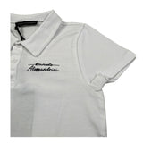 Daniele Alessandrini Polo Mezza Manica Tinta Unita con Logo per Bambino 1296MP00209J BIANCO DANIELE ALESSANDRINI 