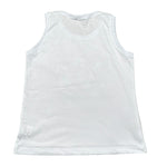 Mousse Canotta Tinta Unita con Stampa per Bambino PIKAMARIOX BIANCO MOUSSE 