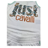 Just Cavalli Completo 2 Pezzi Top-Short per Bambina JGP26141CJ BIANCO JUST CAVALLI 