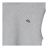 DIESEL felpa chiusa girocollo tinta unita con stampa Grigio per Bambino J020300 GRIGIO DIESEL 