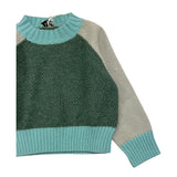 IL GUFO maglia tricolore girocollo Verde per Neonato A24MA453EM220N VERDE IL GUFO 