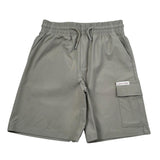 Calvin Klein Bermuda Tinta Unita con Elastico In Vita per Bambino IB0IB02512XX VERDE CALVIN KLEIN 