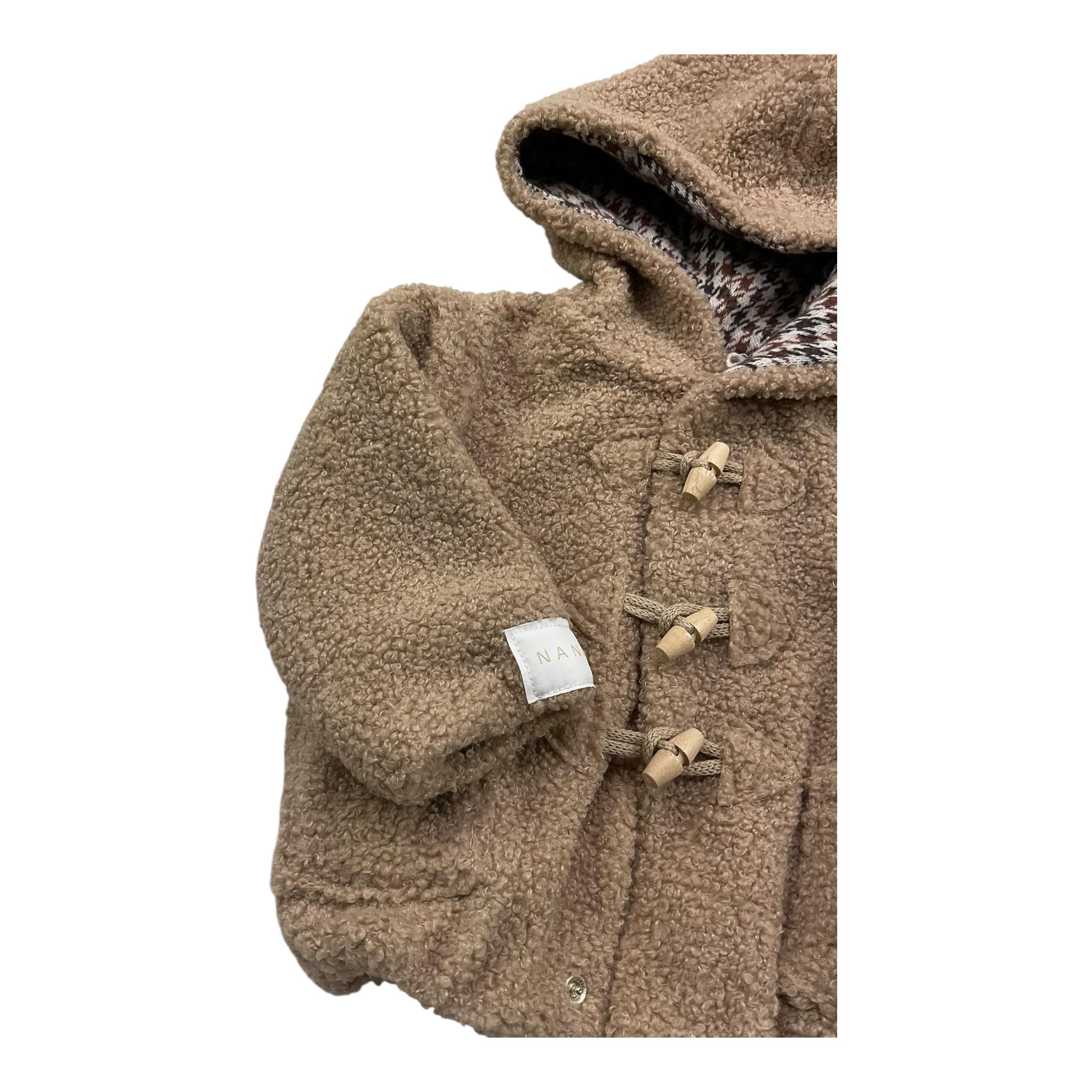 NANAN giubbino teddy tinta unita cn cappuccio Beige per Neonato I2414809BE BEIGE NANAN 